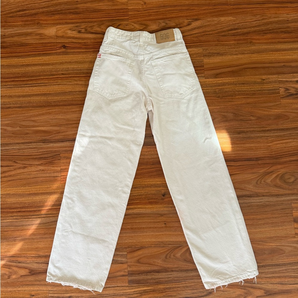 BDG size 24 cream colored jeans